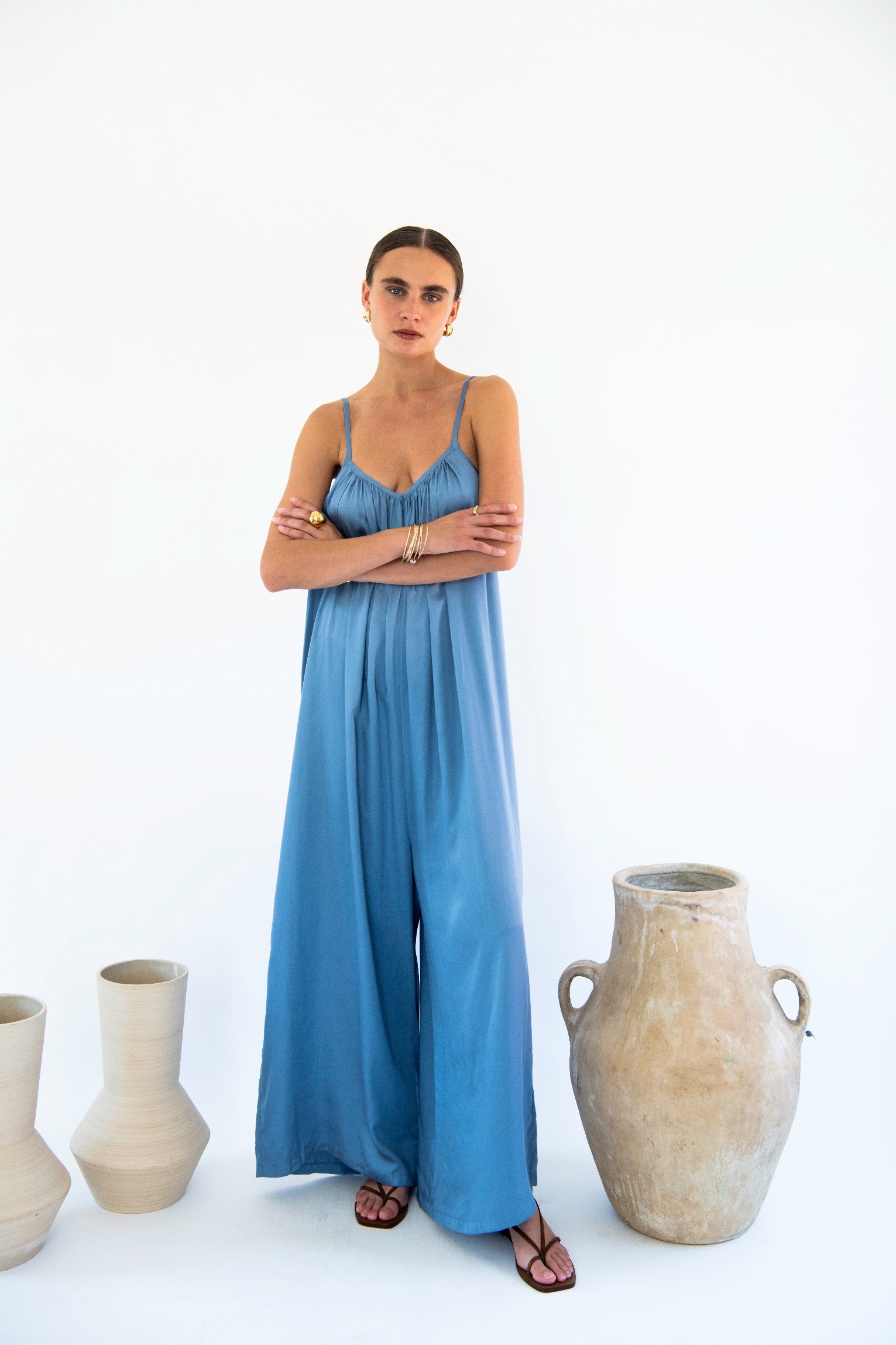 Bali Jumpsuit - Satin Tencel