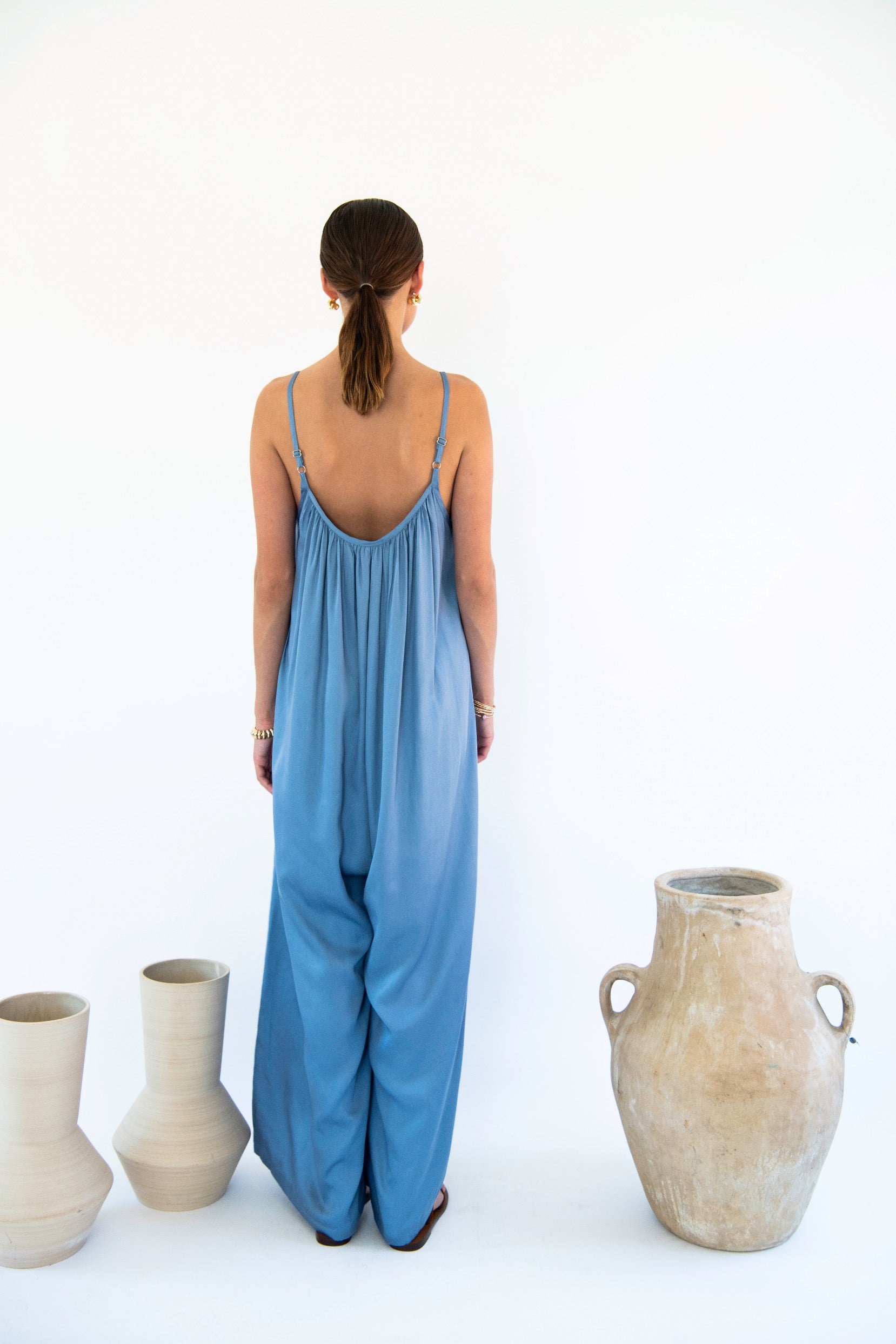 Bali Jumpsuit - Satin Tencel