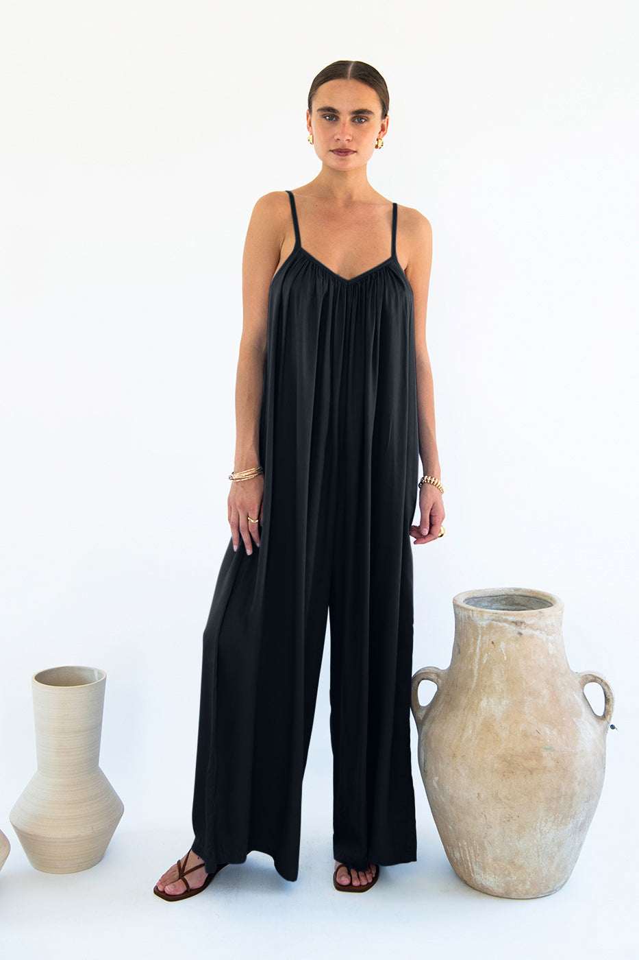 Bali Jumpsuit - Satin Tencel