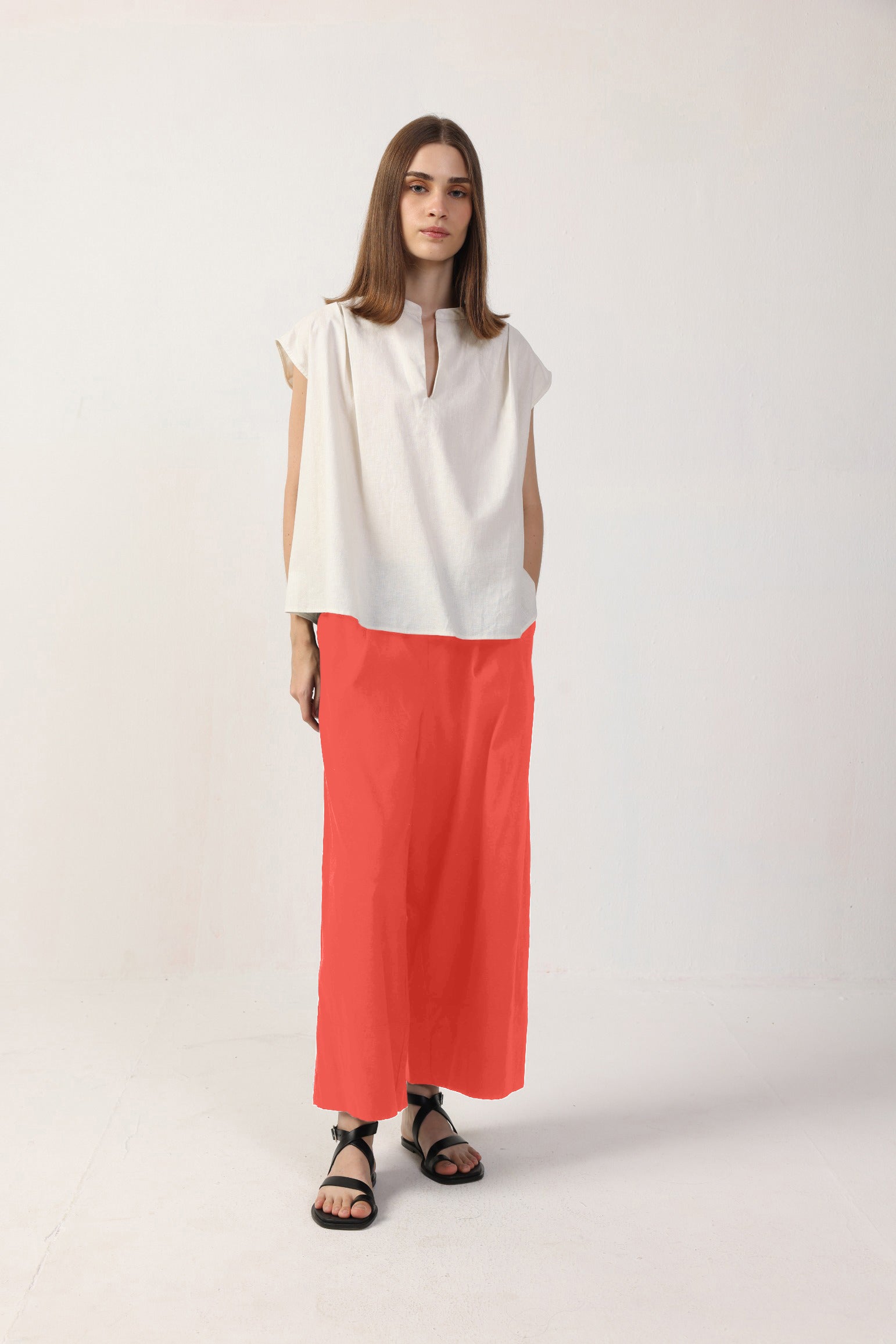 Brisa Cropped Pants - Linen