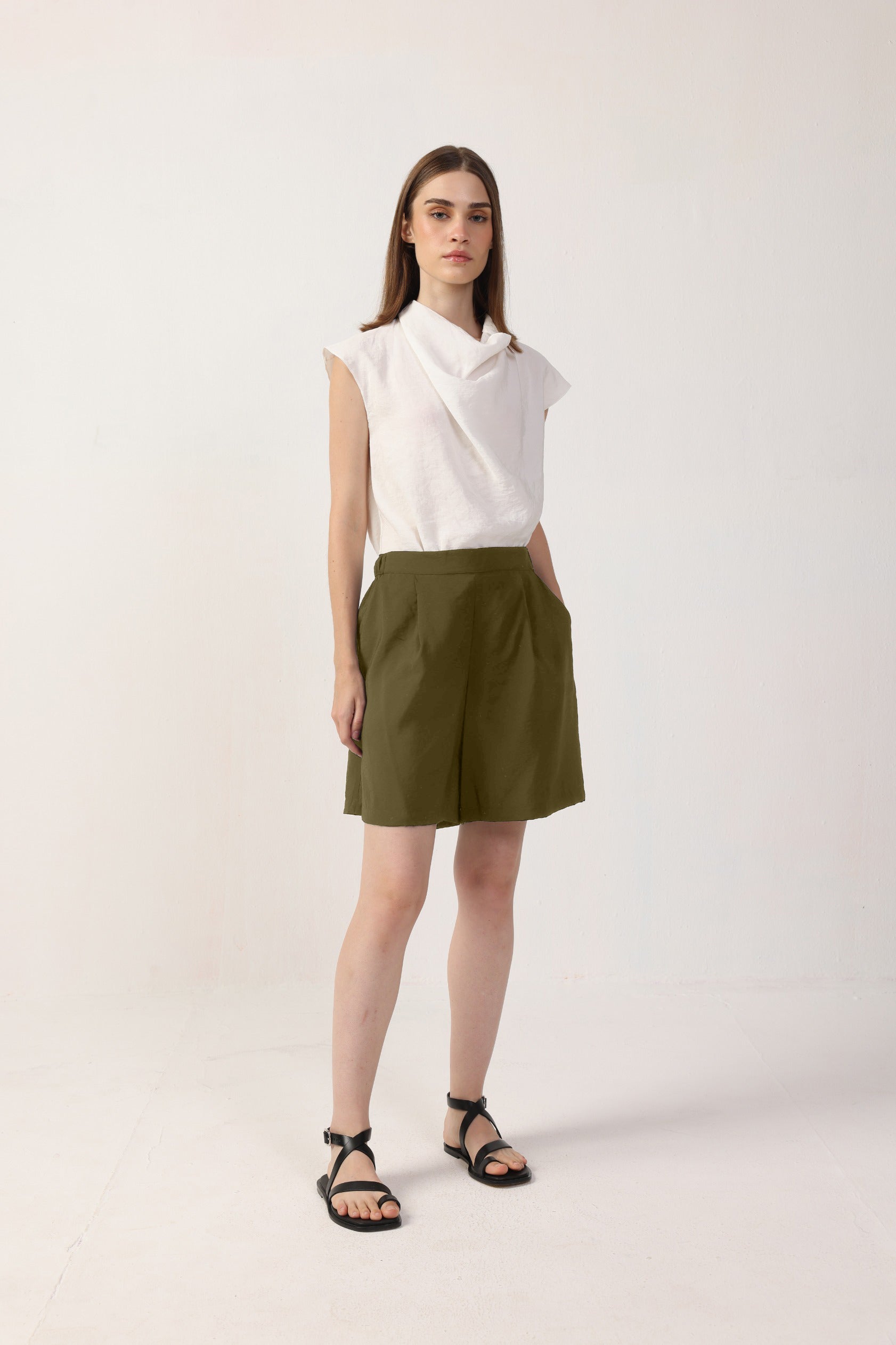 Brisa Shorts - Vintage Cupro