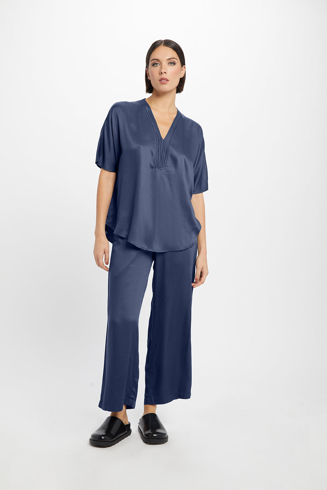 Carina Cropped Palazzo Pants