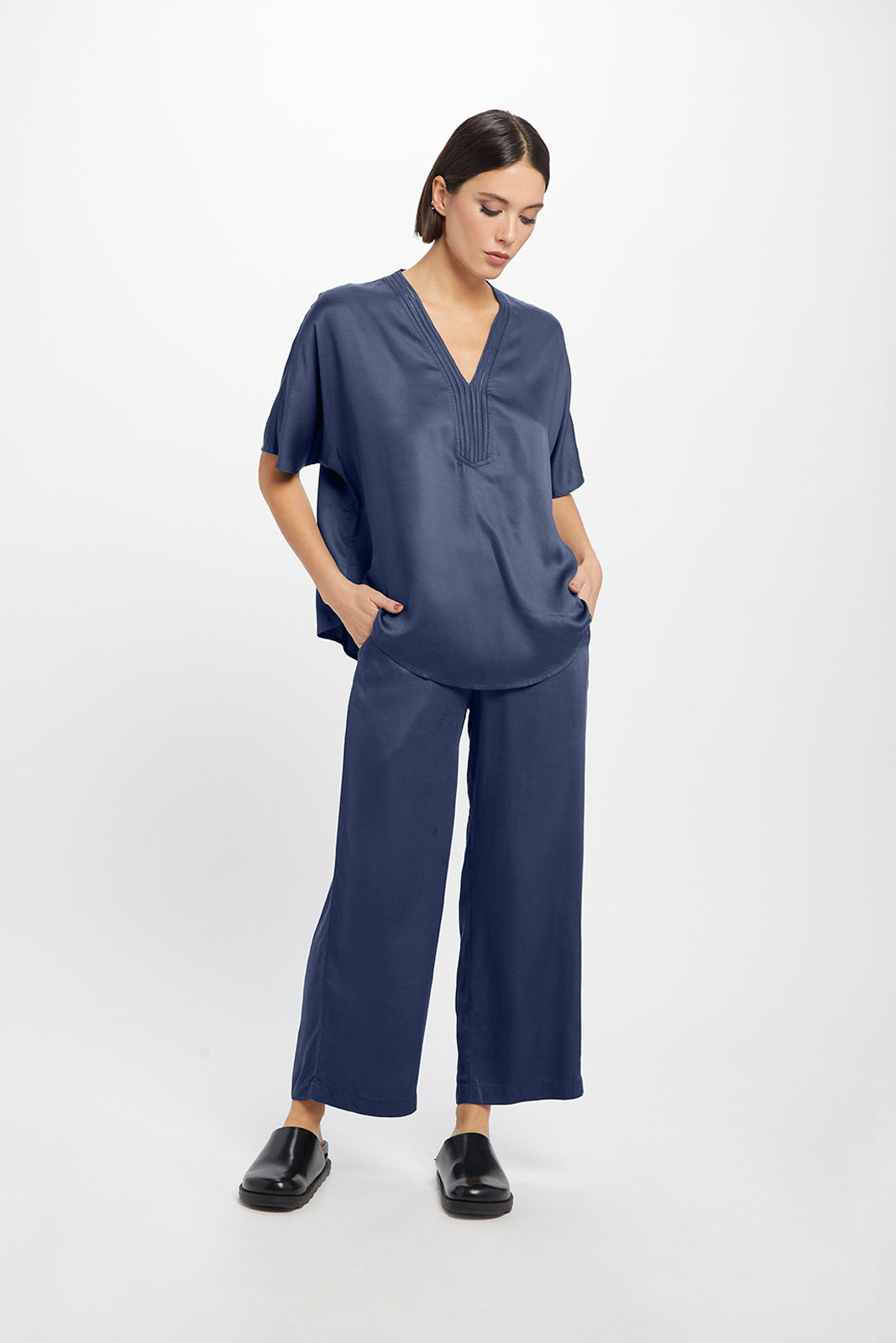 Carina Cropped Palazzo Pants