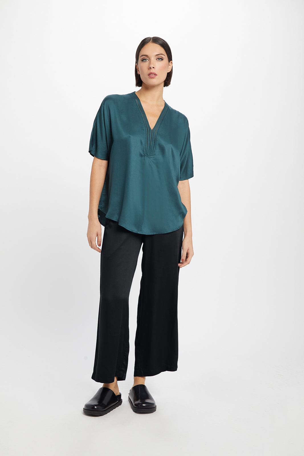 Carina Cropped Palazzo Pants