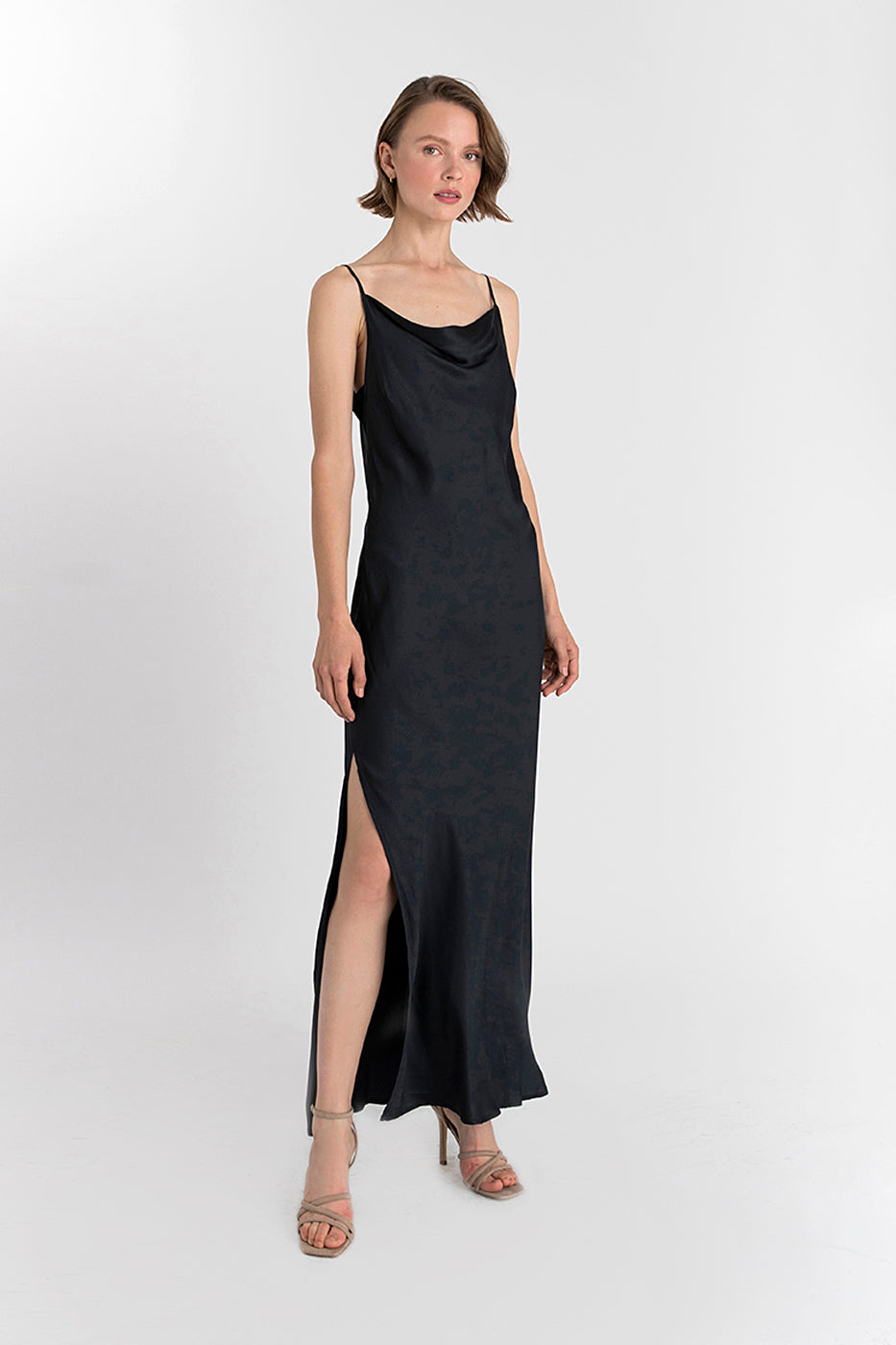 Cowl Neck Gown