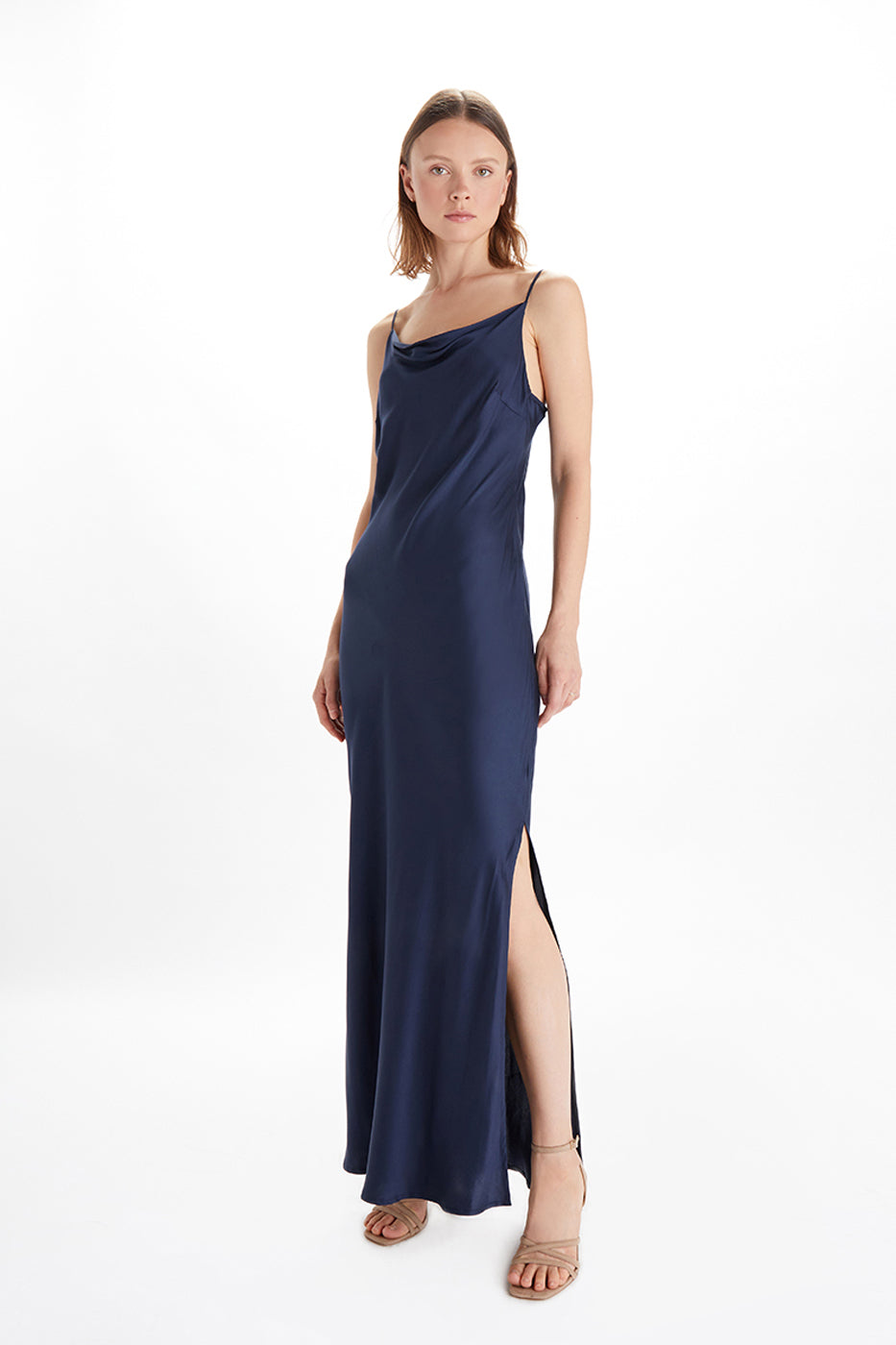Cowl Neck Gown
