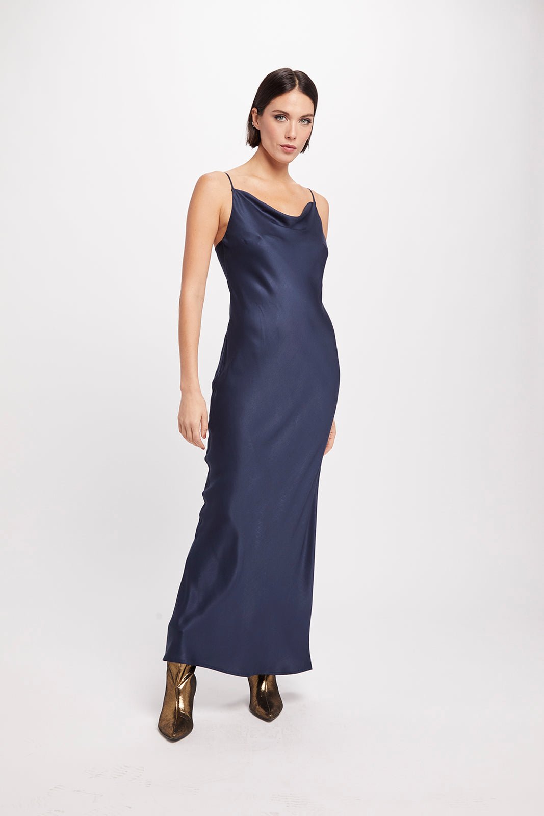 Cowl Neck Gown