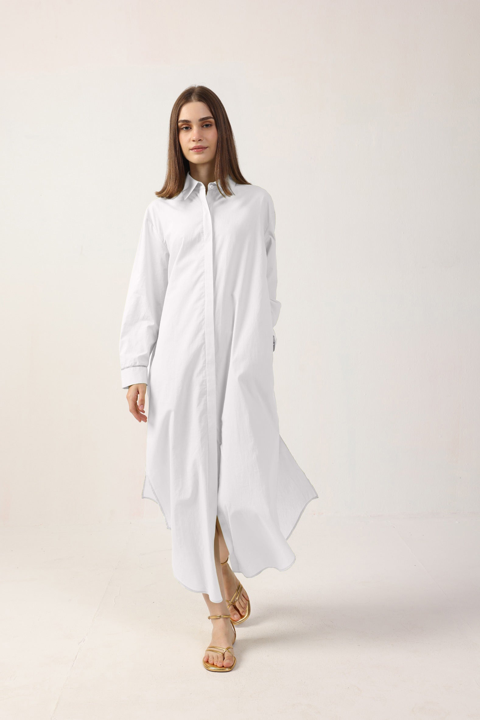 Galit Maxi Shirt Dress - Cotton Poplin