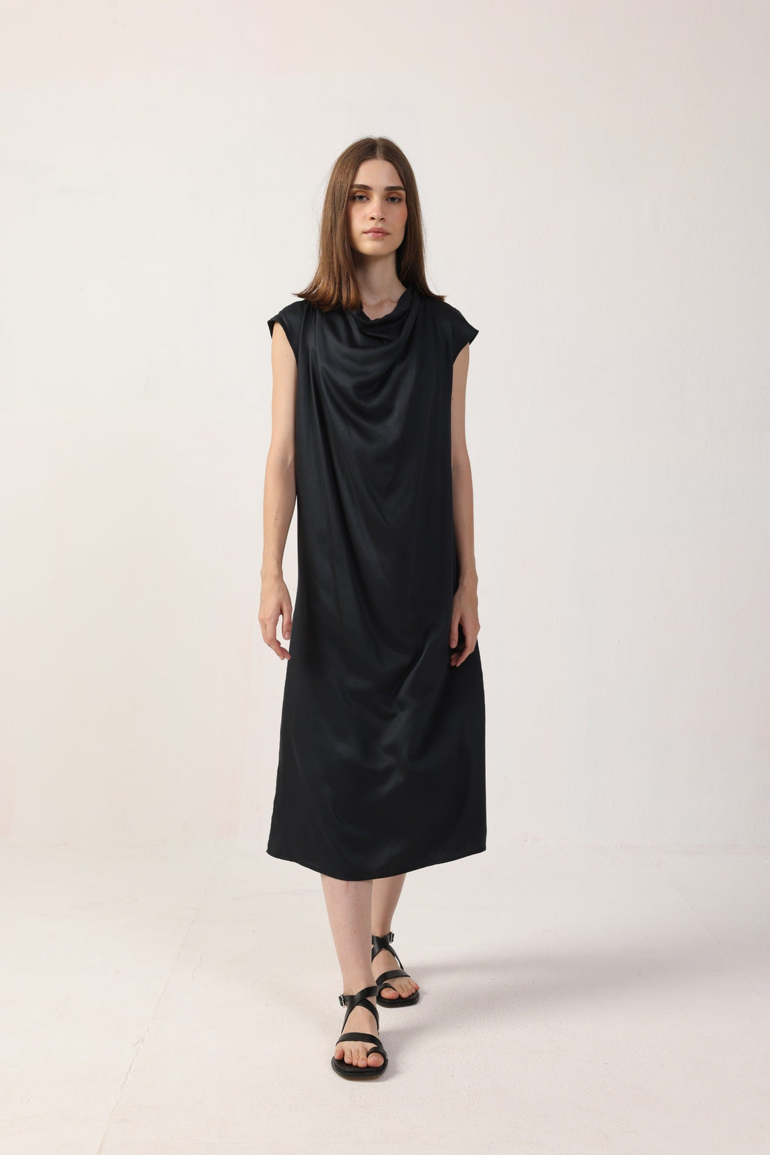 Gisele Midi Dress - Vintage Cupro