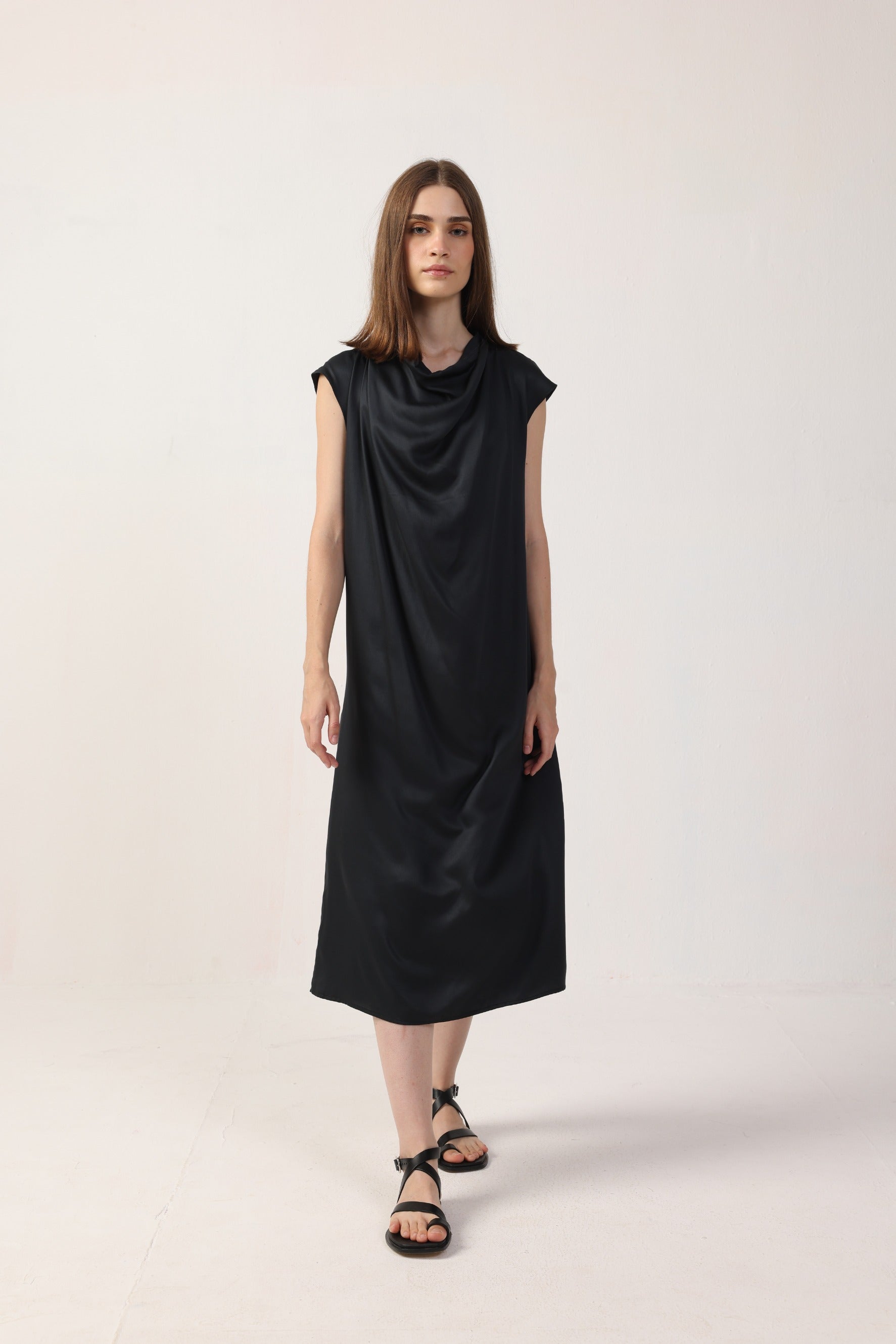 Gisele Midi Dress - Vintage Cupro