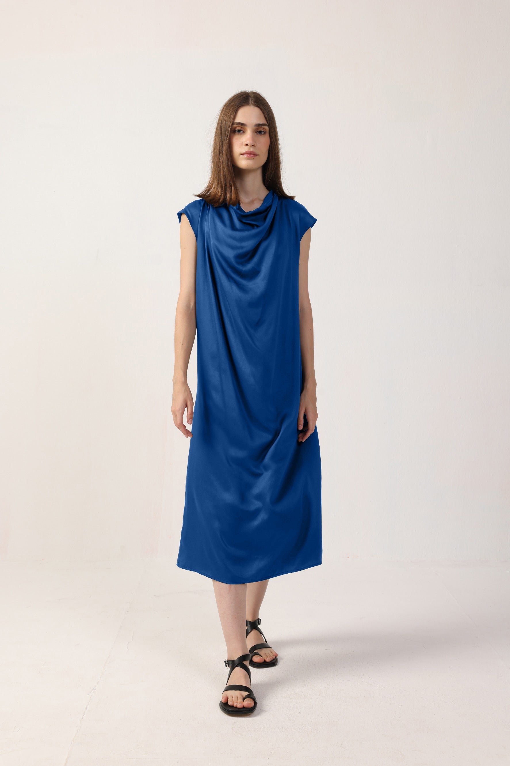 Gisele Midi Dress - Vintage Cupro