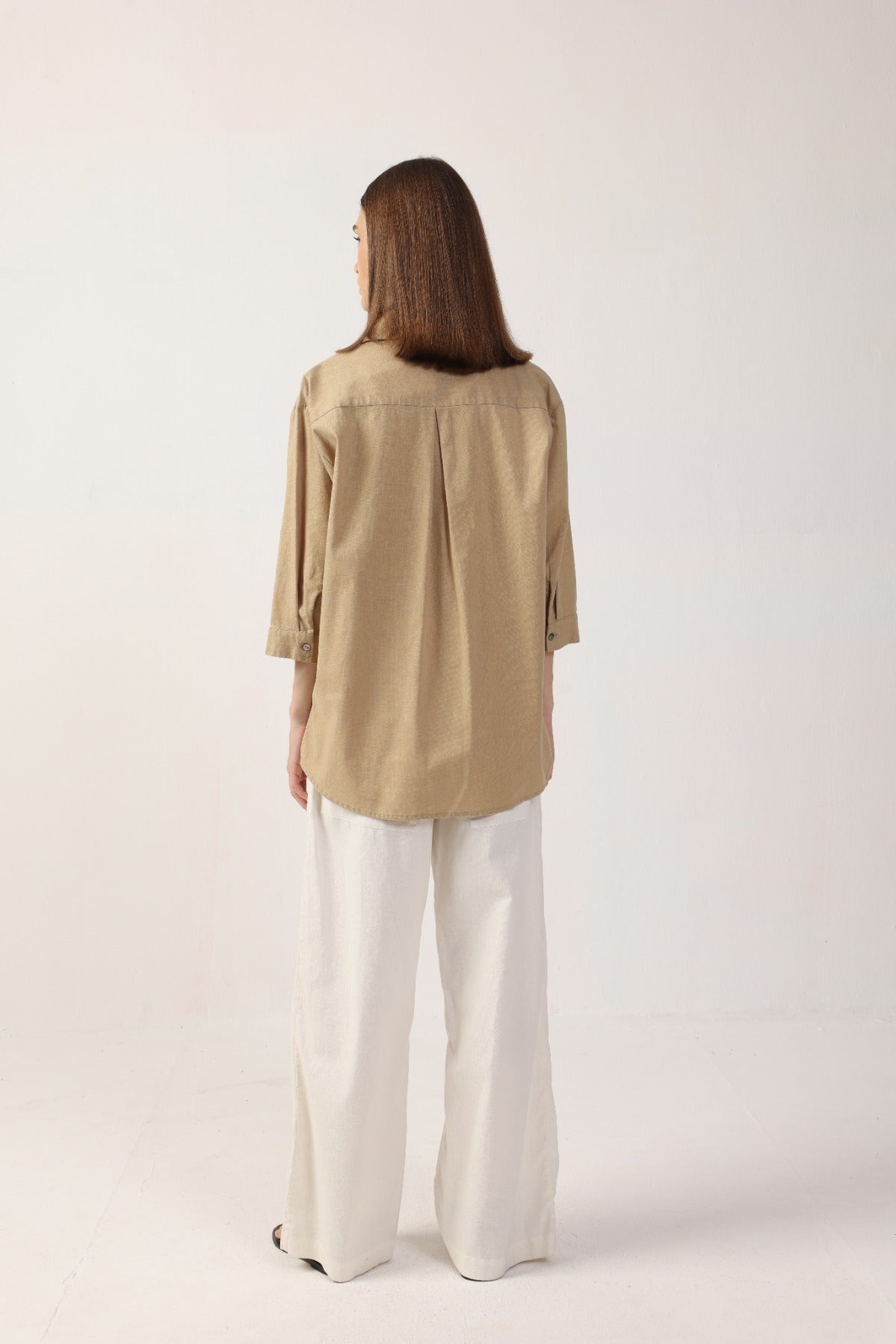 Livia Boyfriend Shirt SS25 - Linen