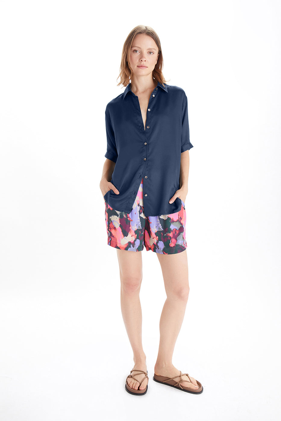 Short Sleeve Adrienne Blouse